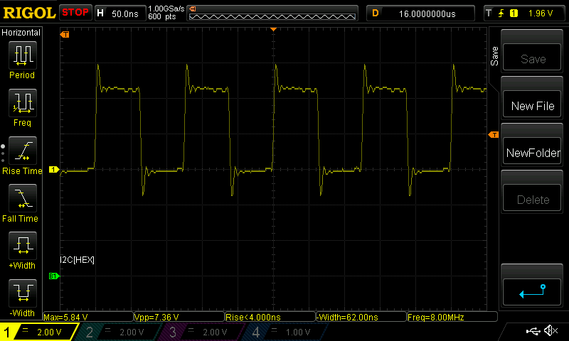 8 Mhz square wave