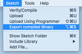 Create compiled binary