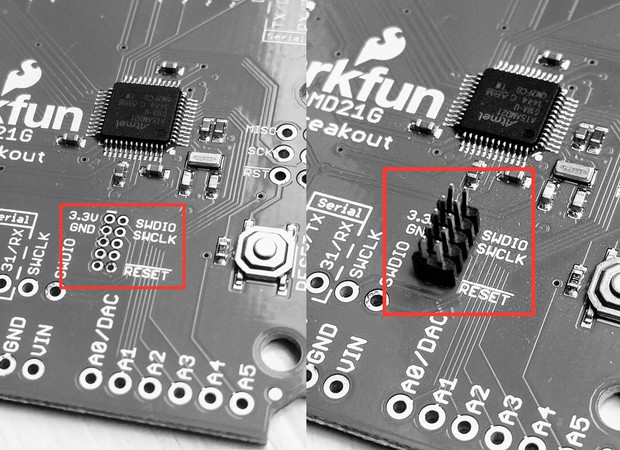 ARM Cortex SWD connector